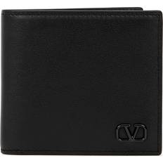 Valentino Wallets Valentino VLogo Black Leather Wallet