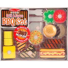 Melissa & Doug Juguetes de cocina Melissa & Doug Wooden Grill & Serve BBQ Set