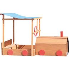 Big Game Hunters Sandpit Choo Choo Train Sun Protection & Storage