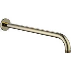 Gold Bathtub & Shower Accessories ENKI English Gold Round Wall Mounted Shower Arm 320 mm