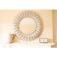 Jonart Leaf L91 x W7 x H91 cm - Silver Wall Mirror