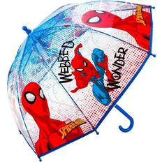 Umbrellas TDL Marvel Spider-Man Kids Transparent Dome Umbrella Brolly School Travel Gift