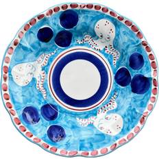 Turkosa Djupa tallrikar PICCOLA HOME Amalfi Turquoise Djup tallrik 23cm