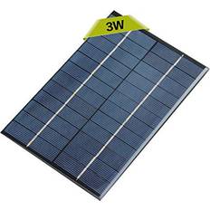 Solar Panels Hztyyier 3W 9V Solar Panel Module Mini Portable DIY Polysilicon Battery Power Charger with High Efficiency