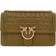 Groen Clutches Pinko Pinko-Love One Classic Borse A Spalla Verde-Donna