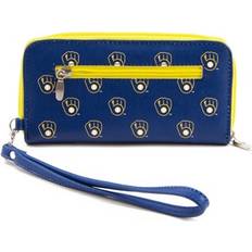 Eagles Wings Women's Milwaukee Brewers Zip-Around Wristlet