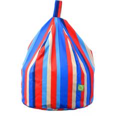 Cottons Chairs Bean Lazy Cotton Stripe Multicoloured Bean Bag