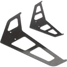 Blade HopMeUp RC, Carbon Fiber Fin Set B500 3D/X BLH1872C Heli Option Parts & Accessories