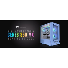 Computer Cases Thermaltake Ceres 350 MX Hydrangea Blue Mid Tower ATX Case