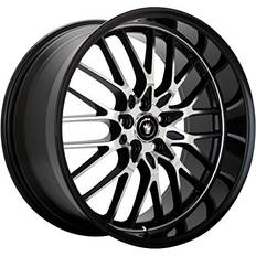 17" Car Rims Konig 16MB-LA77T04405 17x7 Black Wheel