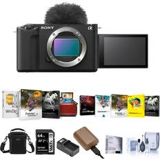 Sony ZV-E1 Mirrorless Camera Body, Black with Battery, 64GB Card & Software Kit