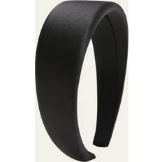 Headbands Jennifer Behr Kate Padded Satin Headband - Black