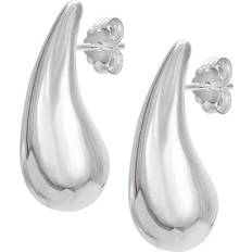 Guldfynd Örhängen Guldfynd Drop Shape Earrings - Silver