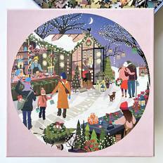 Vissevasse Puzzle Weihnachtsmarkt 1000 Teile Rund