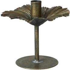 Speedtsberg Lysestager, Lys & Dufte Speedtsberg Blad D16x15 cm Guld Fyrfadsstage
