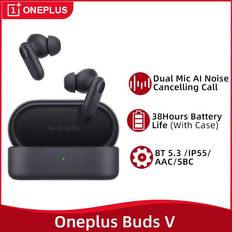 OnePlus Buds V True Wireless Earphone AI Noise Cancelling Bluetooth 5.3 38 Hour Battery Life IP55 Earbuds for 12 12R