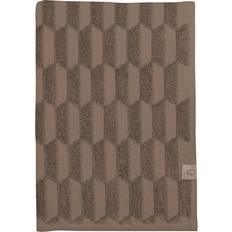 Brun Badehåndklæder Mette Ditmer Gæstehåndklæde Geo 35 x 55 cm Badehåndklæde Beige, Brun