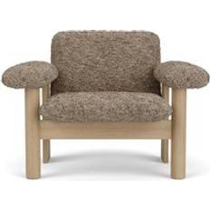 Audo Copenhagen Lænestole Audo Copenhagen Brasilia Sheepskin Low Back Lounge Armchair