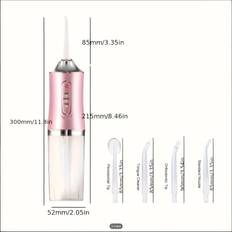 Electric Toothbrushes & Irrigators Flemye Pink Advanced Oral Irrigator Intelligent Chip for Precise Pressure Control, 360 Rotatable Nozzle