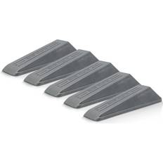 XFORT Xfort 5 Pack Grey Rubber Door Wedge - One Size