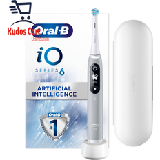 Oral-B Oral-b io series 6 ultimate clean electric toothbrush grey recharge smart timer