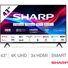 Smart tv 43 sharp Sharp 4t-43gj4225k 43 Inch 4k Uhd Roku Tv