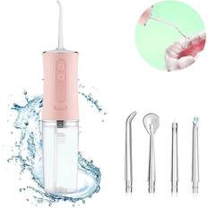 Irrigators HKHBJS 1 Pcs Cordless Water Dental Flossing Portable Diy Teeth Cleaner And Rechargeable Ipx7 Waterproof 3 Modes Floss, Small Oral Irrigation For Travel, Br