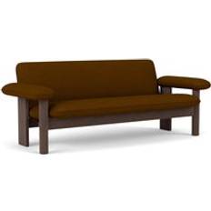 Guld Soffor Audo Copenhagen Brasilia 2-sits Dark Oak-Baru 0450 Soffa