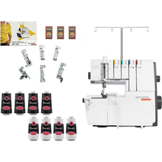 Bernette Sewing Machines Bernette Funlock B44 Serger with Exclusive Bonus Bundle 16.0 In. W X 16.0 In. H X 16.0 In. D