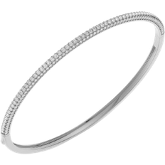 Edblad Luxe Bangle - Silver/Transparent