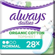 Parfümfrei Slipeinlagen Always Dailies Organic Cotton Protection Normal 28 Stk