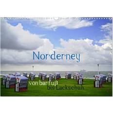 Barefoot shoes Calvendo 2025 Norderney from Barefoot to Patent Leather Shoes Wall Calendar A3 Landscape