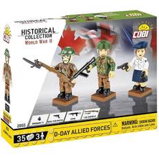 Cobi Byggsatser Cobi 3 PCS HC WWII /2055/ 3 fig. & accesories June 6, 1944 D-Day Allies