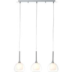 Brilliant Hadan Chrome/Transparent/Milky Lampada a Sospensione 66cm