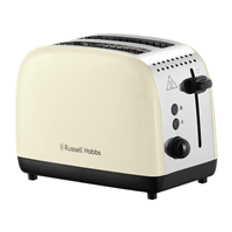 Toasters Russell Hobbs 2 Slice Toaster Stainless Steel 1670W - Cream