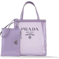 Prada Väskor Prada Paljettväska Med Läderdetaljer Dam