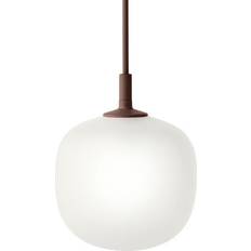 Muuto Taklampor Muuto Rime Deep Red/White Pendellampa ∅ 12cm