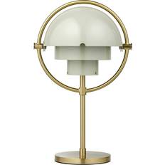 GUBI Multi-Lite Portable Brass Pastel Gray Table Lamp