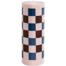 Stearinlys Hay Column Candle Bloklys Large Light Pink Stearinlys