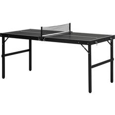 Bordtennisbord Sportnow Mini Pingisbord Hopfällbart Bärbart Svart