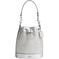 Coach Women Bucket Bags Coach Mini Bucket Bag - Novelty Leather/Silver