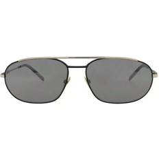 Yves Saint Laurent Sunglasses Yves Saint Laurent RoundFrame Metal Sunglasses