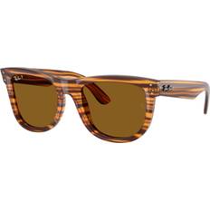 Ray-Ban Wayfarer Reverse - Randig Havanna Montura Brun