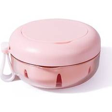 Dental Fixatives Denture Case With Strainer & Magnetic Mirror