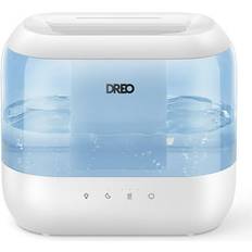 Humidifiers Dreo Hesung, Humidifier for Bedroom Quiet 4L Cool Mist Top-Fill Ultrasonic Humidifiers with Essential Oils LED Display with Night Light Touch Control Auto Shut-Off Blue