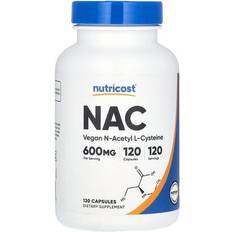 Vitamins & Supplements NAC N-Acetyl L-Cysteine Capsules 600 mg 120 Capsules