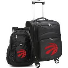 Single Wheel Suitcase Sets Mojo Black Toronto Raptors Softside Carry-On & Backpack Set