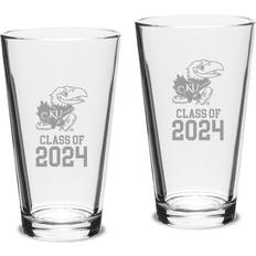 Jardine Kansas Jayhawks Class of 2024 Beer Glass 47.3cl 2pcs