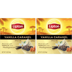 Lipton Vanilla Caramel Black Tea Pyramid Tea Bags 2 Pack