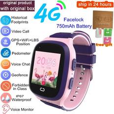 Aihontai Kids Smart Watch 4G GPS Wifi Video Call SOS Tracker IP67 Waterproof